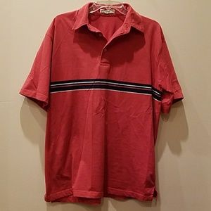 Preowned Hardy Amies London XL Red Polo Shirt